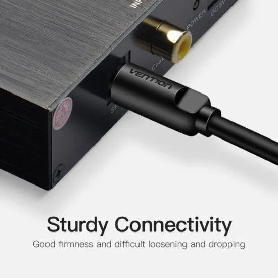 Vention 3.5mm Male to 2.5mm Male Audio Cable 1M Metal Type - Black
